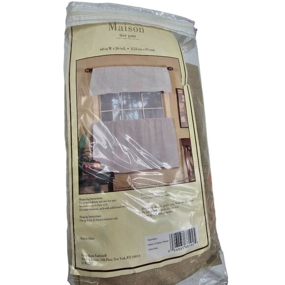 Maison Linen Tier Set 60"Wx36"L - Picture 4 of 4